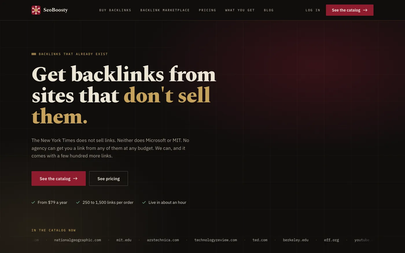 SEOBoosty: the product