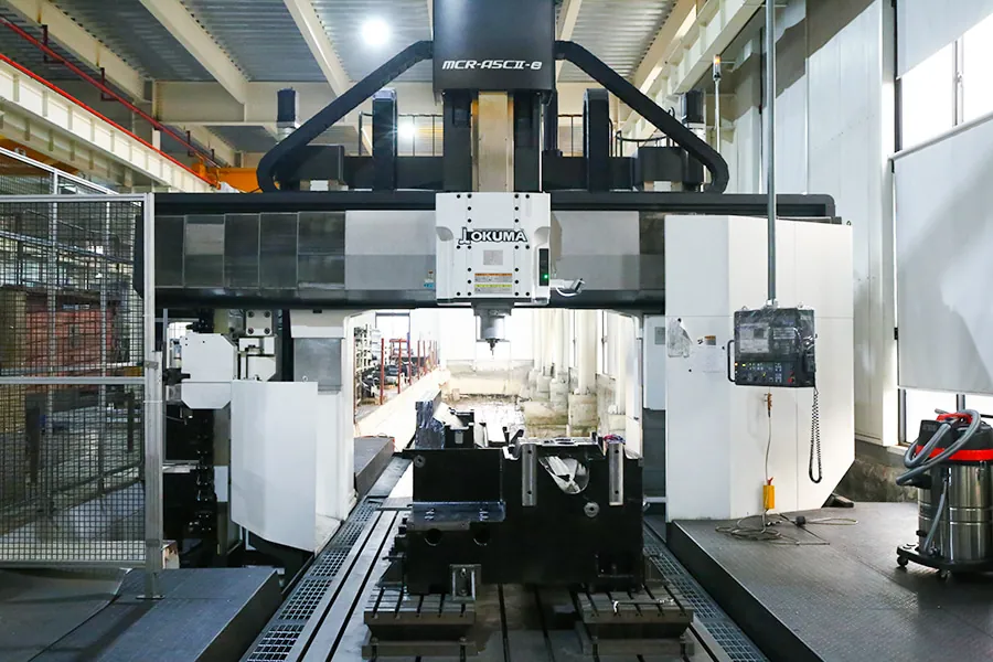 A gantry machining centre