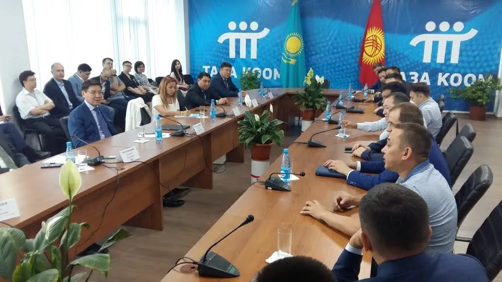 Oleg Sotnikov as part of the Kazakhstan delegation on an official roadshow visit to Kyrgyzstan