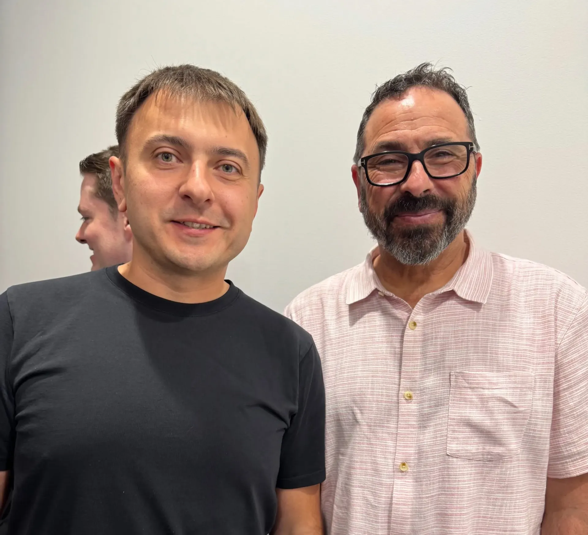 Oleg Sotnikov with Andrew Feldman, co-founder and CEO of Cerebras Systems