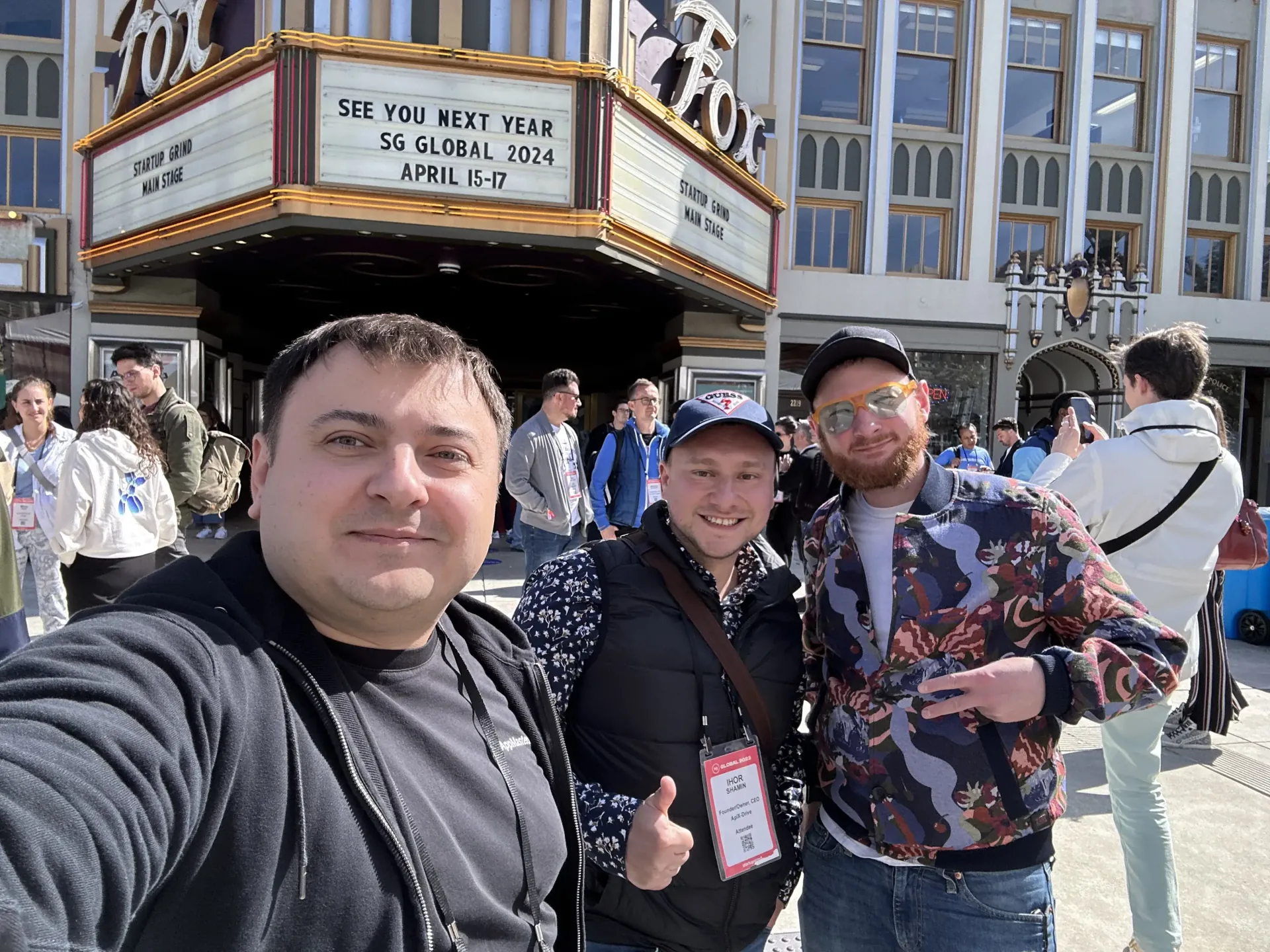 Oleg Sotnikov at Startup Grind Global 2023, Fox Theatre, Redwood City