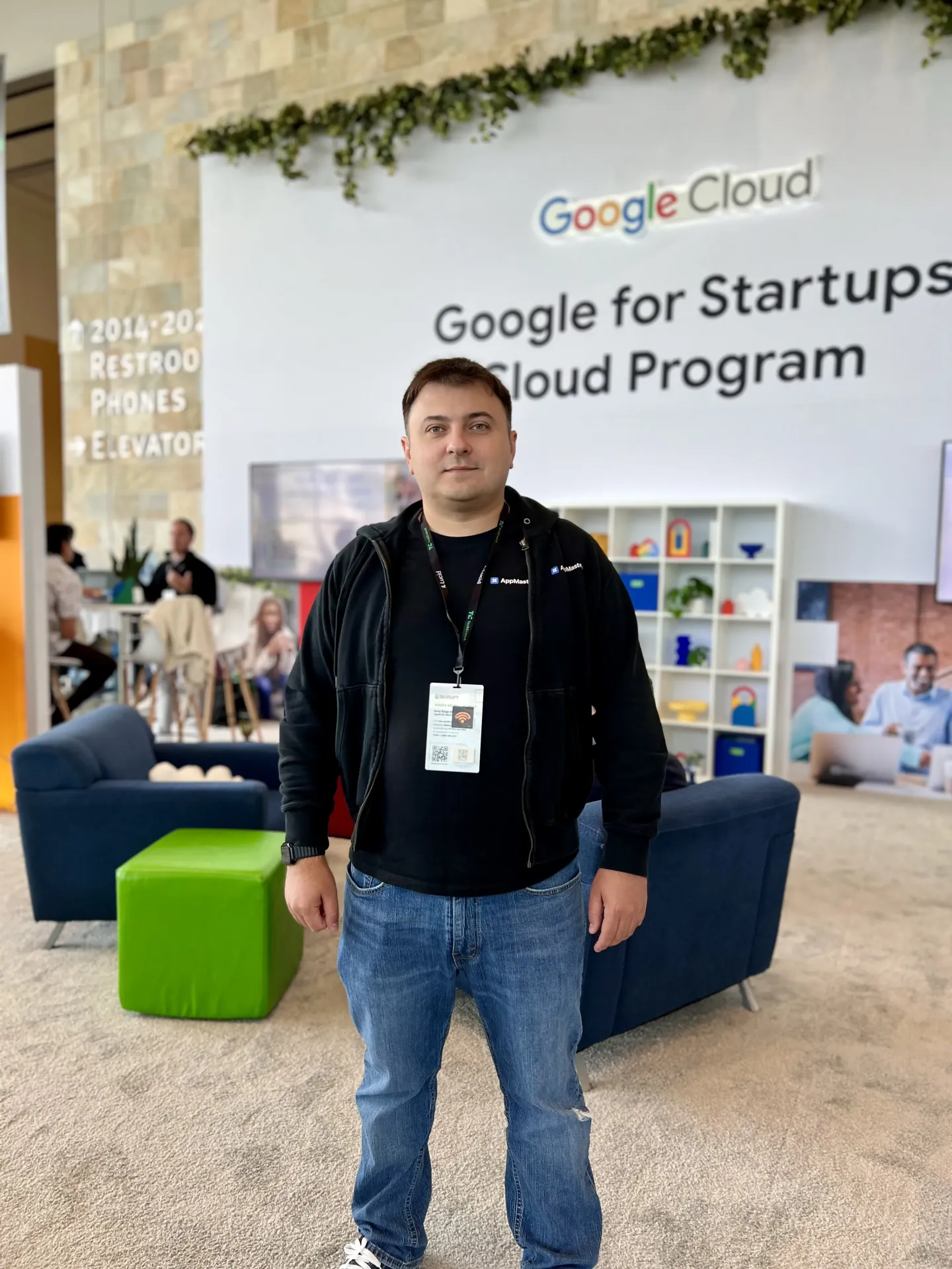 Oleg Sotnikov at TechCrunch Disrupt, San Francisco
