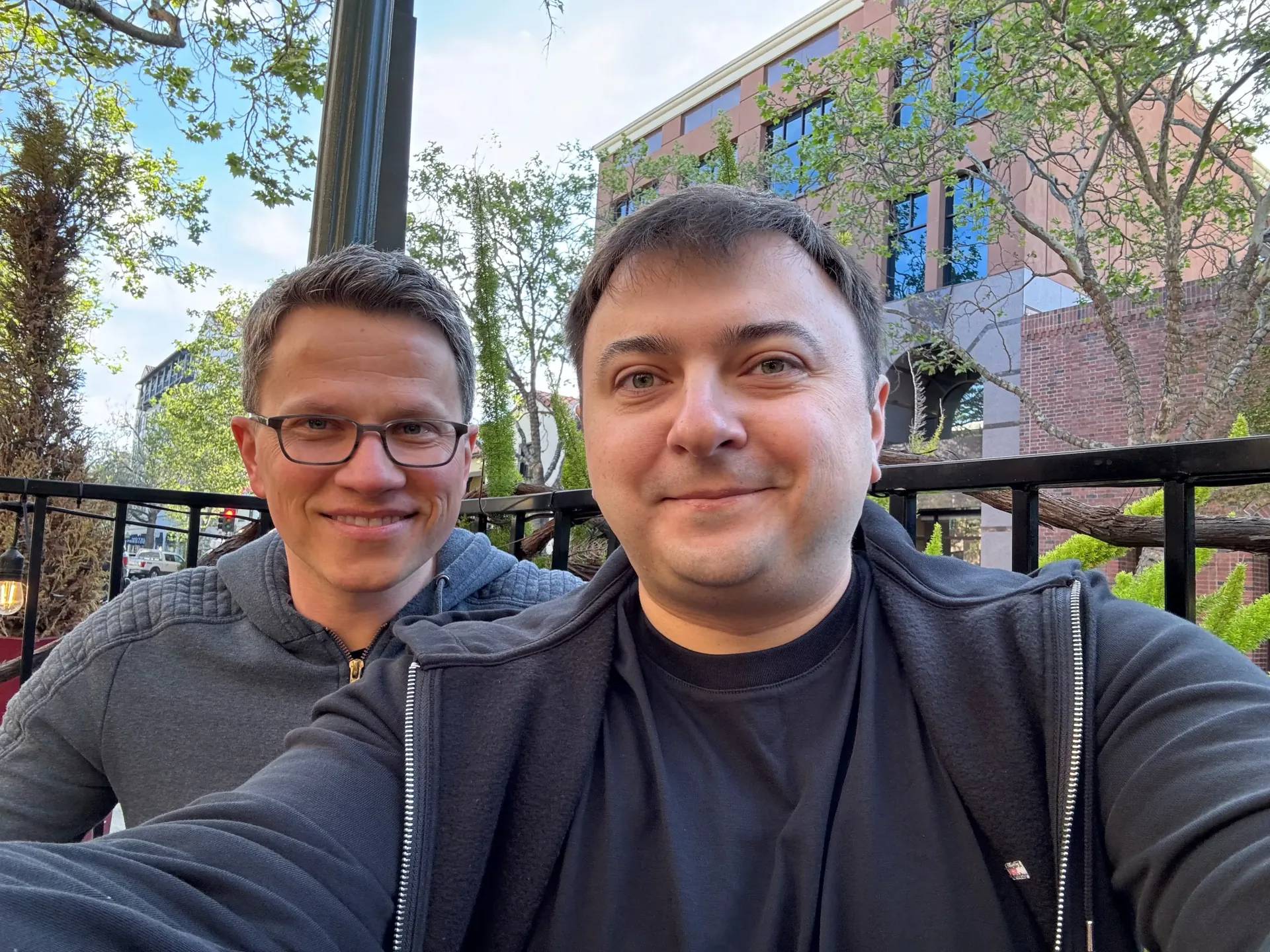 Oleg Sotnikov with Vlad Magdalin, founder and CEO of Webflow
