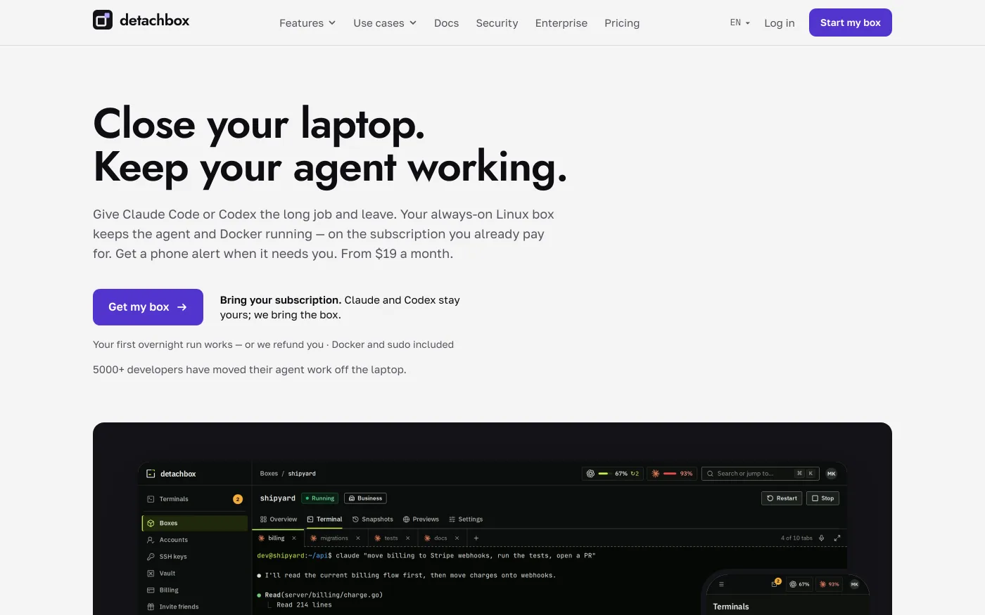 detachbox: продукт